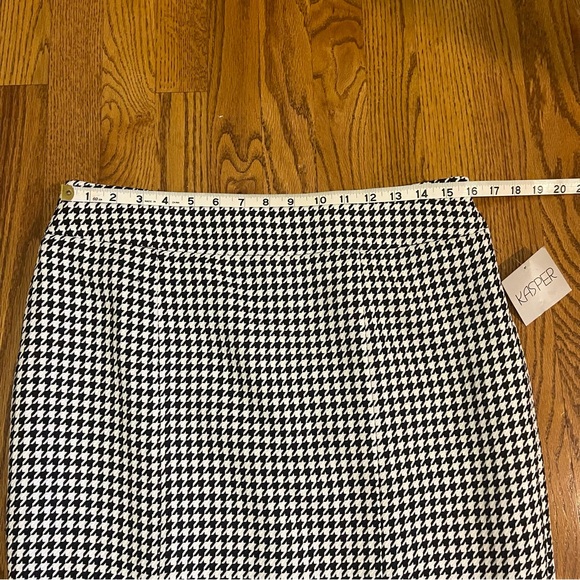 NWT Kasper Houndstooth Skirt - Picture 7 of 11